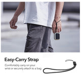 Husa casti pentru AirPods 4, ESR, Orbit Hybrid Halolock, alb