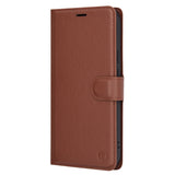 Husa pentru Google Pixel 9 Pro XL, Techsuit Leather Folio, maro