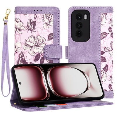 Husa pentru OPPO Reno12 Pro, Techsuit FlipCraft, mov