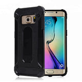 Husa pentru Samsung Galaxy S6 G920, Techsuit Hybrid Armor, negru