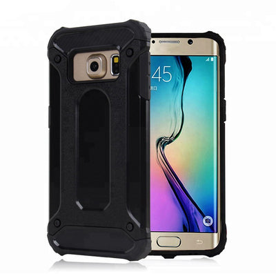 Husa pentru Samsung Galaxy S6 G920, Techsuit Hybrid Armor, negru