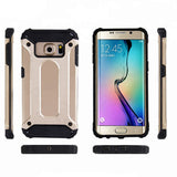 Husa pentru Samsung Galaxy S6 G920, Techsuit Hybrid Armor, negru