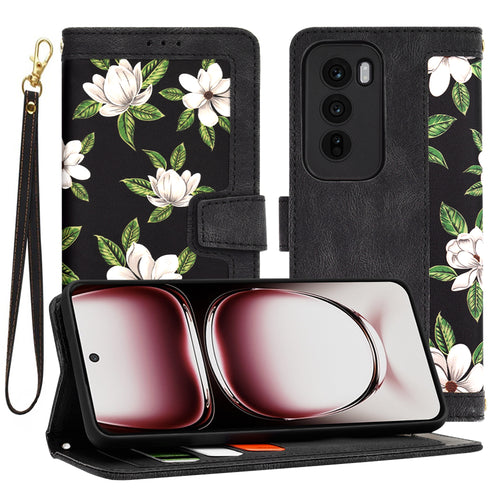 Husa pentru OPPO Reno12 Pro, Techsuit FlipCraft, negru