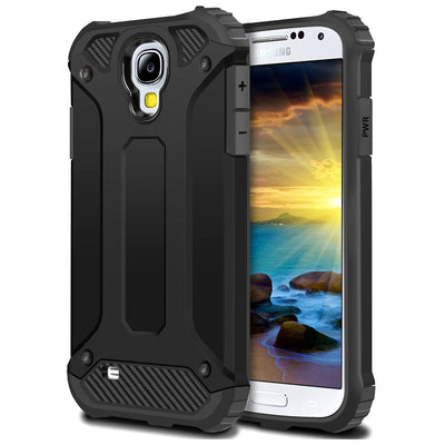 Husa pentru Samsung Galaxy S4 i9500, Techsuit Hybrid Armor, negru