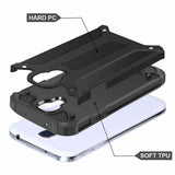 Husa pentru Samsung Galaxy S4 i9500, Techsuit Hybrid Armor, negru