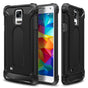 Husa pentru Samsung Galaxy S5 G900, Techsuit Hybrid Armor, negru