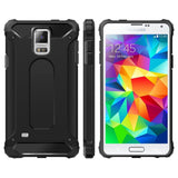 Husa pentru Samsung Galaxy S5 G900, Techsuit Hybrid Armor, negru