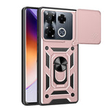 Husa pentru Infinix Note 40 Pro+, Techsuit CamShield Series, roz