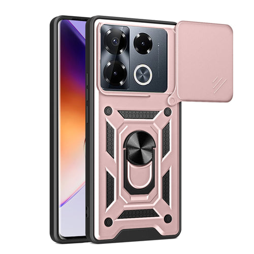 Husa pentru Infinix Note 40 Pro+, Techsuit CamShield Series, roz