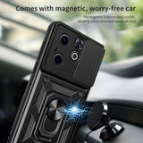 Husa pentru Infinix Hot 40i, Techsuit CamShield Series, albastru