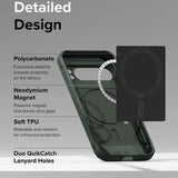 Husa pentru Google Pixel 9 Pro, Ringke Onyx MagSafe, verde