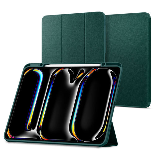 Husa tableta pentru iPad Pro 13 (2024), Spigen Urban Fit (ACS07763), verde
