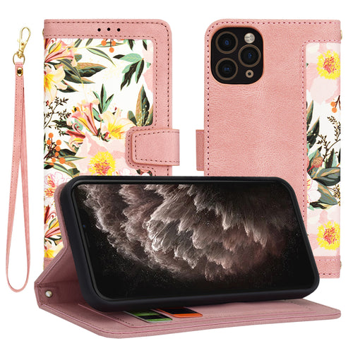 Husa pentru iPhone 11 Pro, Techsuit FlipCraft, roz