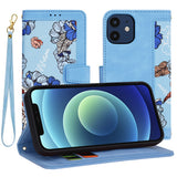 Husa pentru iPhone 12, Techsuit FlipCraft, bleu