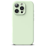 Husa pentru iPhone 16 Pro, Ringke Silicone Magnetic MagSafe, verde