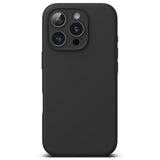 Husa pentru iPhone 16 Pro Max, Ringke Silicone Magnetic MagSafe, negru