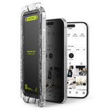 Folie de protectie pentru iPhone 16 Pro Max, Ringke Easy Slide Tempered Glass (2 pack)