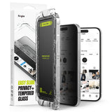 Folie de protectie pentru iPhone 15 Plus, Ringke Easy Slide Tempered Glass (2 pack)