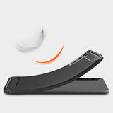 Husa pentru OnePlus Nord 5G, Techsuit Carbon Silicone, albastru