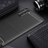 Husa pentru OnePlus Nord 5G, Techsuit Carbon Silicone, albastru