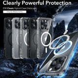 Husa pentru iPhone 16 Pro, ESR Classic Hybrid HaloLock, mata