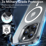 Husa pentru iPhone 16 Pro, ESR Classic Hybrid HaloLock, mata