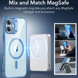 Husa pentru iPhone 16, ESR Classic Hybrid HaloLock, bleu
