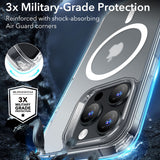 Husa pentru iPhone 16 Pro Max, ESR Classic Hybrid HaloLock, mata