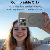 Husa pentru iPhone 16 Pro, ESR Zero HaloLock, gri