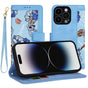 Husa pentru iPhone 14 Pro, Techsuit FlipCraft, bleu