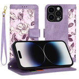 Husa pentru iPhone 14 Pro, Techsuit FlipCraft, mov