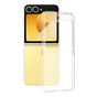 Husa pentru Samsung Galaxy Z Flip6, Techsuit Clear Silicone, transparenta
