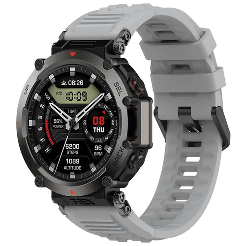 Curea pentru Amazfit T-Rex Ultra, Techsuit Watchband (W067), gri