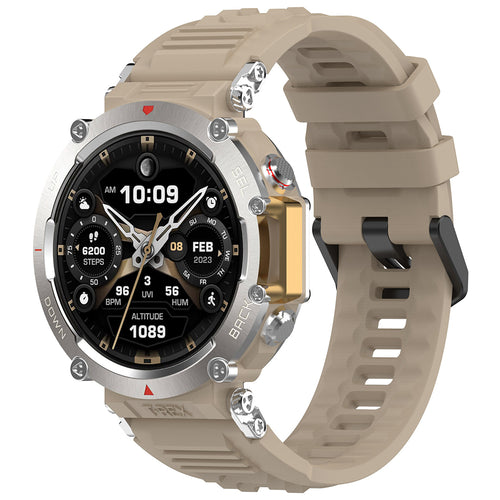 Curea pentru Amazfit T-Rex Ultra, Techsuit Watchband (W067), bej