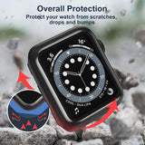 Folie Sticla Apple, Techsuit Defense360 Pro Watch 1 2 3 42mm Koff C385f7, negru