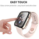 Folie Sticla Apple, Techsuit Defense360 Pro Watch 1 2 3 42mm Clear Koff C385f7, transparent