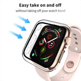 Folie Sticla Apple, Techsuit Defense360 Pro Watch 1 2 3 42mm Clear Koff C385f7, transparent
