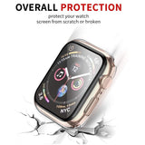 Folie Sticla Apple, Techsuit Defense360 Pro Watch 1 2 3 42mm Clear Koff C385f7, transparent