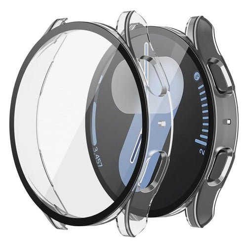 Husa smartwatch pentru Samsung Galaxy Watch7 44mm, Techsuit, transparenta