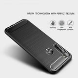 Husa pentru Motorola One Fusion Plus, Techsuit Carbon Silicone, negru