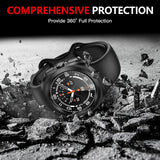 Husa smartwatch pentru Samsung Galaxy Watch Ultra 47mm, Techsuit, negru