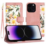 Husa pentru iPhone 14 Pro Max, Techsuit FlipCraft, roz