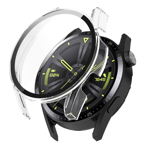 Husa smartwatch pentru Huawei Watch GT 3 46mm, Techsuit, transparenta