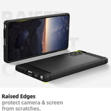 Husa pentru Samsung Galaxy Note 20, Techsuit Carbon Silicone, negru