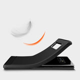 Husa pentru Samsung Galaxy Note 8, Techsuit Carbon Silicone, negru