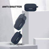 Husa pentru pentru OnePlus Buds Pro 2, Smooth Ultrathin Material, Techsuit, negru