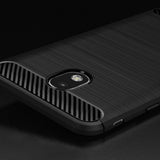 Husa pentru Samsung Galaxy J5 2017 J530, Galaxy J5 Pro 2017, Techsuit Carbon Silicone, negru
