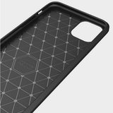 Husa pentru iPhone 12 mini, Techsuit Carbon Silicone, negru