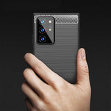 Husa pentru Samsung Galaxy Note 20 Ultra 5G, Techsuit Carbon Silicone, albastru