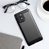 Husa pentru Samsung Galaxy S10 Lite, Techsuit Carbon Silicone, negru